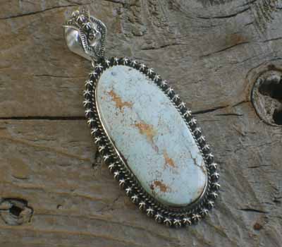 Native American  Dry Creek Turquoise Pendant